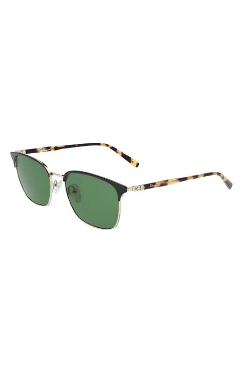 salvatore ferragamo capsule metal 55mm rectangle sunglasses|salvatore ferragamo sunglasses nordstrom.